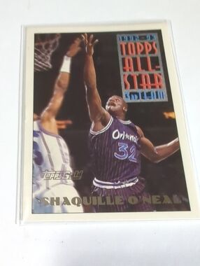 1993 Shaquille Oneal Topps #134 Rookie All Star Orlando Magic Basketball Card